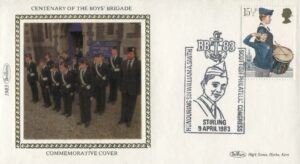 Benham commemorative cover Centenary year Stirling 9th April 1983 parade