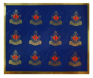 sticker Round BB Crest