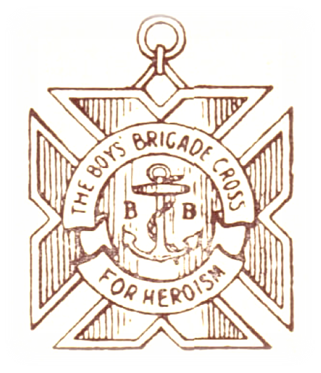 1904 Boys' Brigade Cross for Heroism