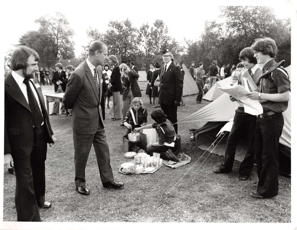 Prince Philip 1st Merstham Expedition demonstration