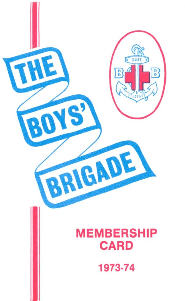Membership Card 1973-74 Junior Section