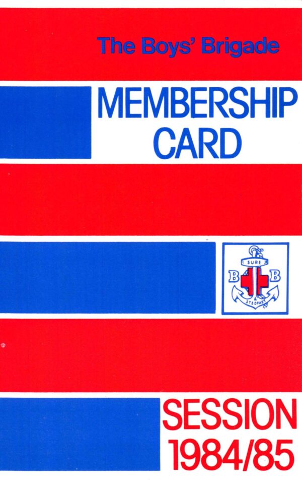 Membership Card 1984-85