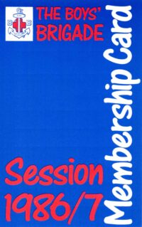 Membership Card 1986-87