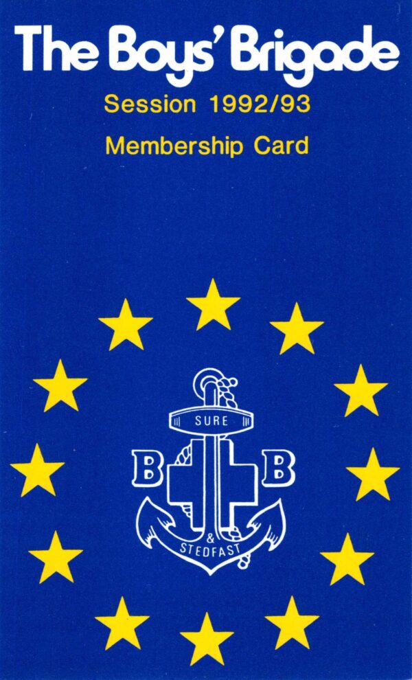 Membership Card 1992-93