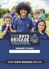 Boys' Brigade and Girls' Association Membership Card 2019-20