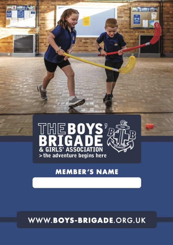The Boys' Brigade & Girls' Association Membership card 2021-22