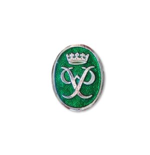 Duke of Edinburgh buttonhole badge - silver