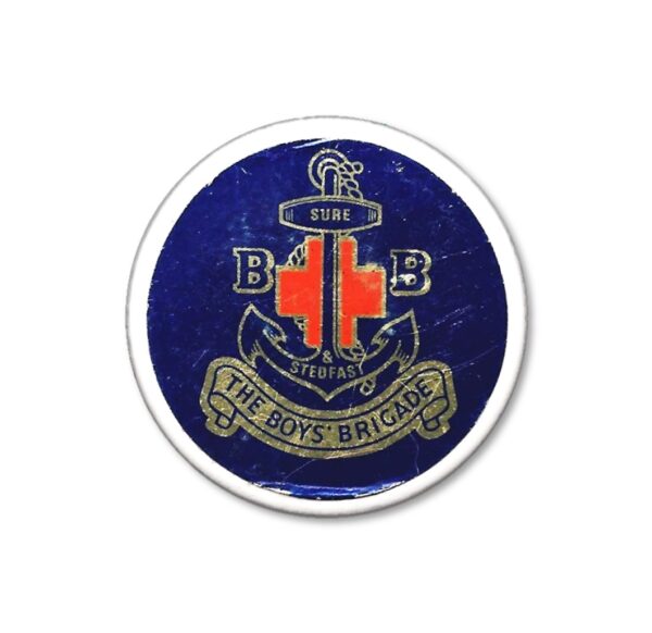 BB Crest blue and gold