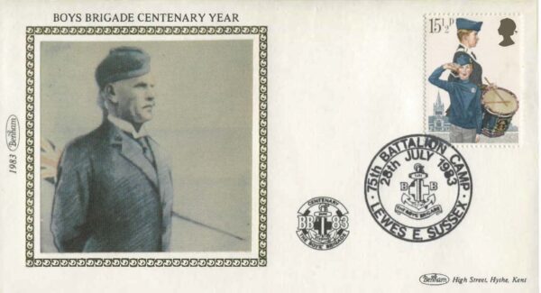 Benham commemorative cover Centenary year Lewes E.Sussex