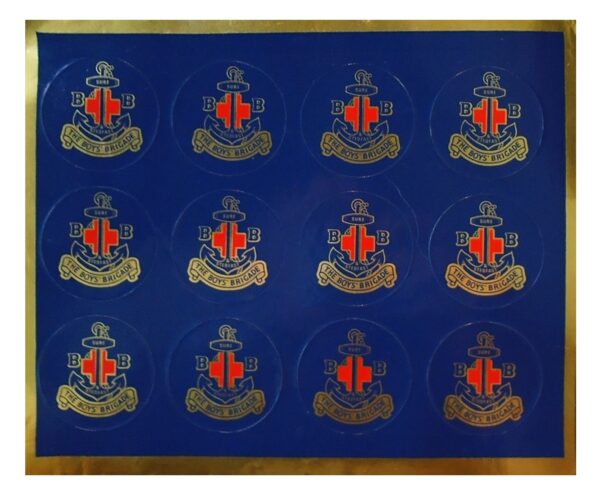 sticker Round BB Crest