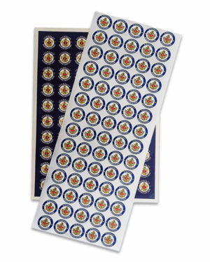 Stedfast Association sheets of stickers