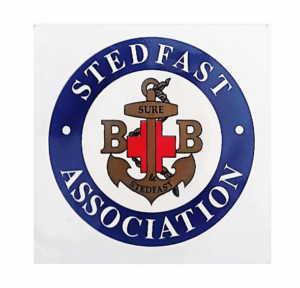 Stedfast Association window sticker