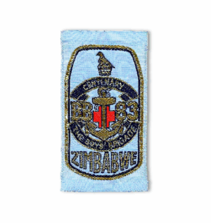Zimbabwe - Centenary cloth badge. 1983