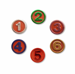 Service numerals (set of 6)