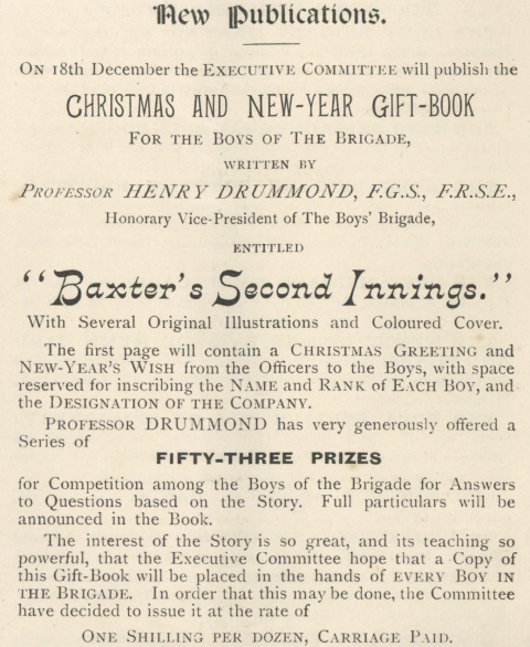 Baxters Seconds innings advert